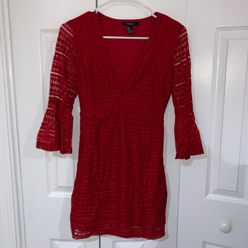 Red dress